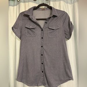 Button down striped shirt